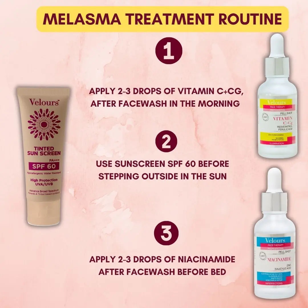 Melasma Treatment Pack - 3 in 1 Velours