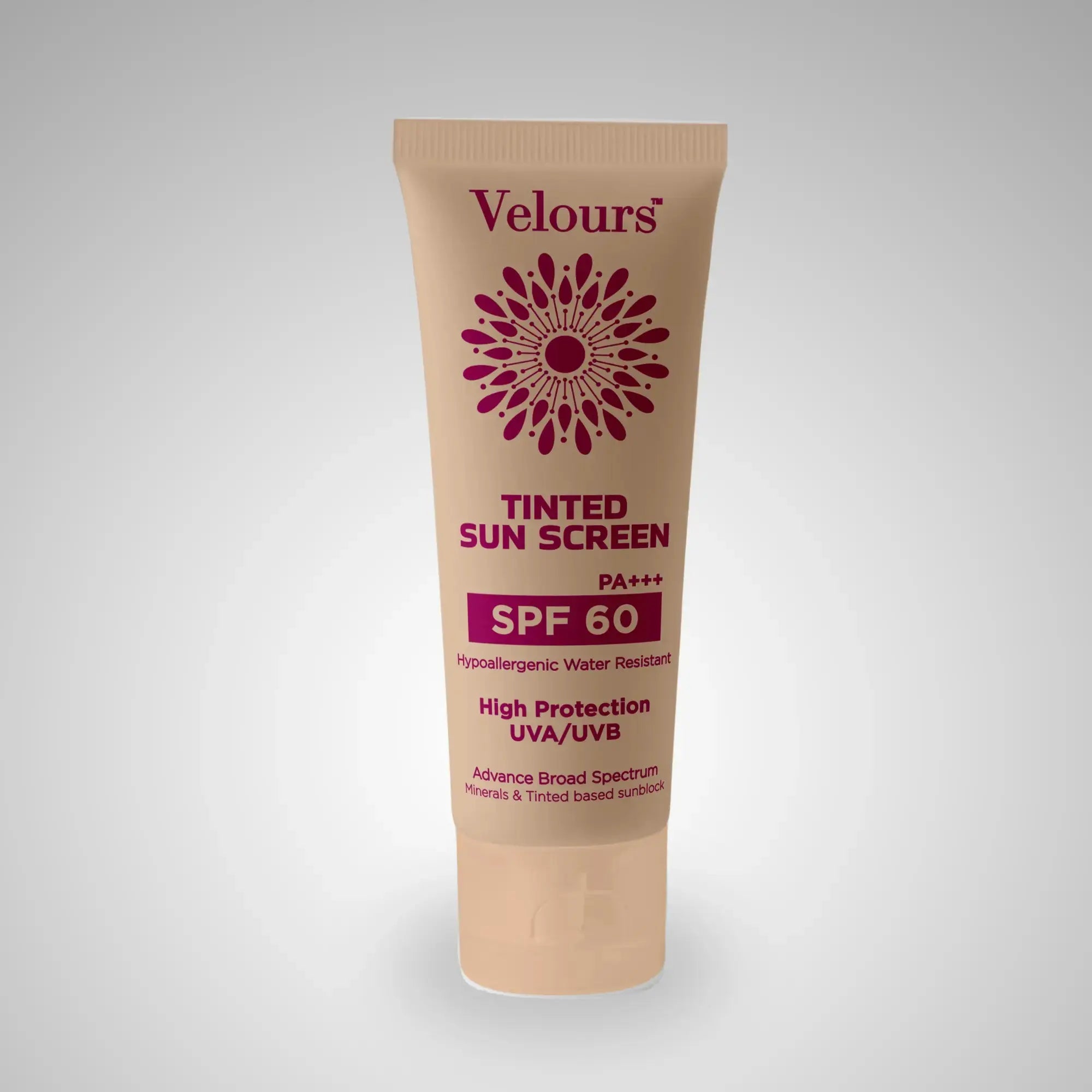 Tinted Sun Screen - SPF 60 - 30g Velours